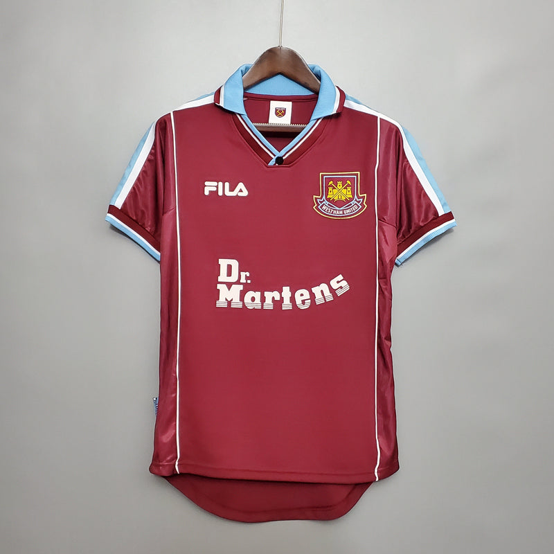 CAMISA WEST HAM RETRÔ HOME 99/01