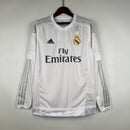 CAMISA REAL MADRID MANGA LONGA RETRÔ HOME 15/16