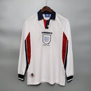 CAMISA RETRÔ INGLATERRA HOME MANGA LONGA 1998