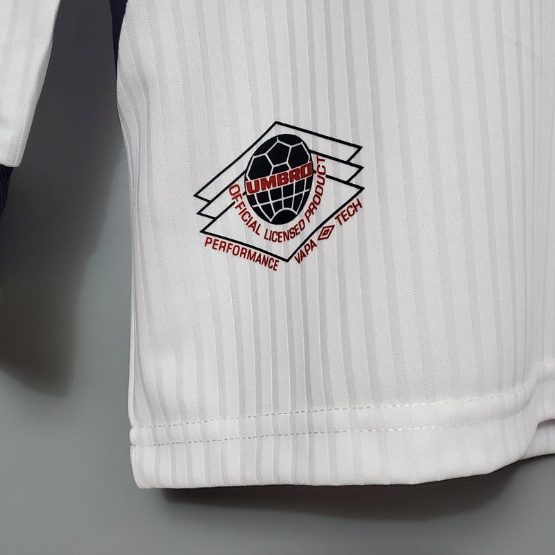 CAMISA RETRÔ INGLATERRA HOME MANGA LONGA 1998