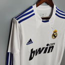 CAMISA REAL MADRID MANGA LONGA RETRÔ HOME 10/11