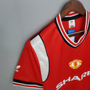 CAMISA RETRÔ MANCHESTER UNITED HOME 1985