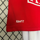 KIT INFANTIL RETRÔ MANCHESTER UNITED HOME 08/09