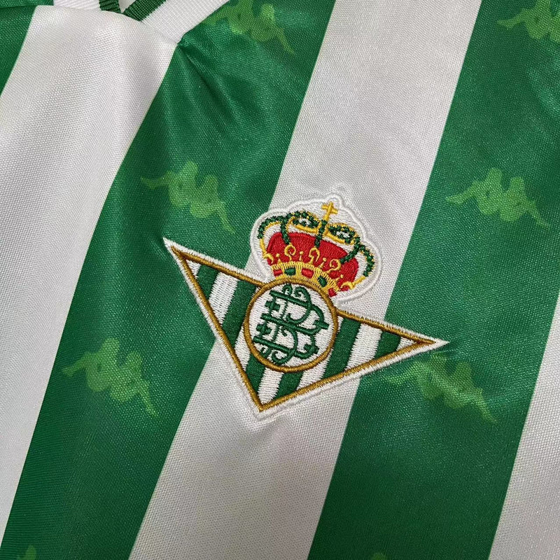 CAMISA RETRÔ REAL BÉTIS HOME MANGA LONGA 95/97