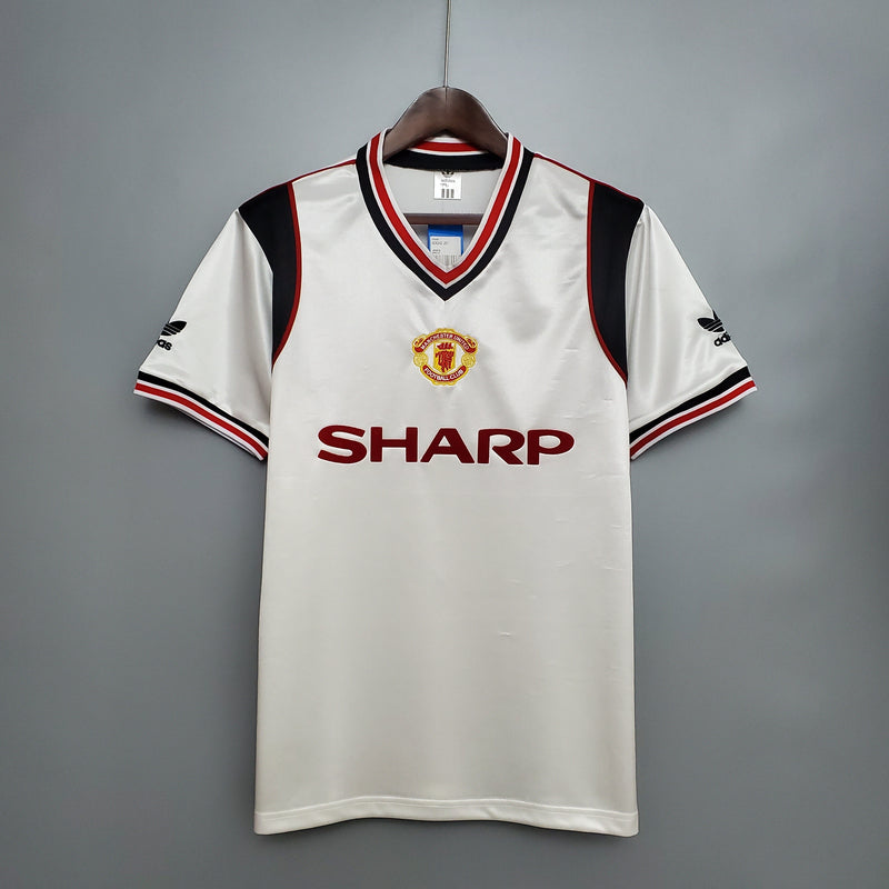 CAMISA RETRÔ MANCHESTER UNITED AWAY 1985