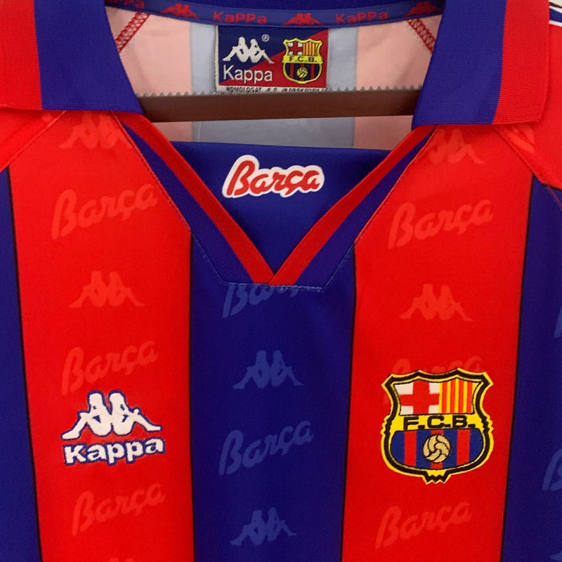 CAMISA RETRÔ BARCELONA HOME MANGA LONGA 96/97