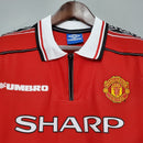 CAMISA RETRÔ MANCHESTER UNITED HOME 98/99
