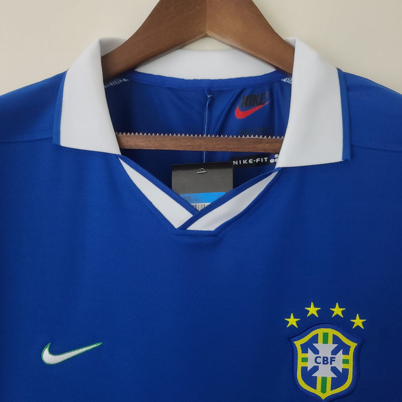 CAMISA RETRÔ BRASIL AWAY 1997
