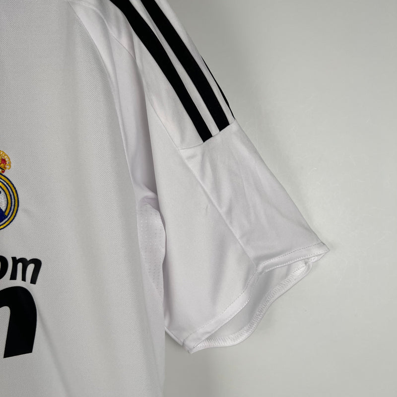 CAMISA REAL MADRID RETRÔ HOME 08/09