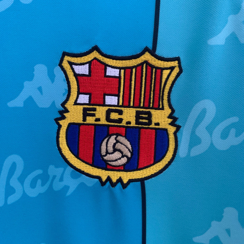 CAMISA RETRÔ BARCELONA AWAY MANGA LONGA 96/97