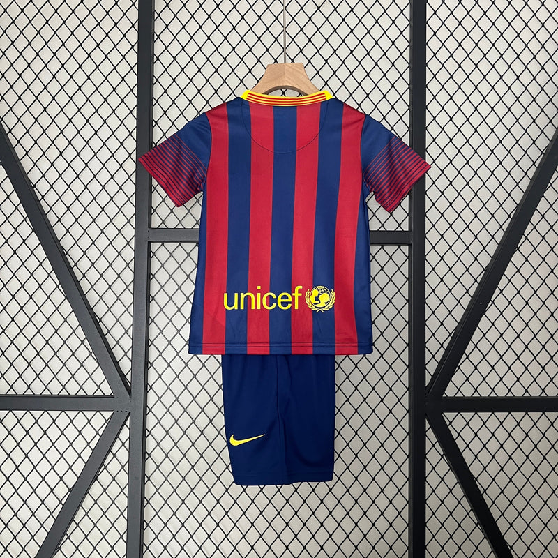 KIT INFANTIL RETRÔ BARCELONA HOME 13/14