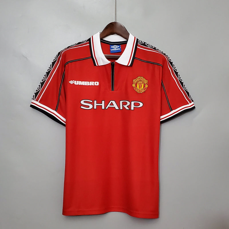 CAMISA RETRÔ MANCHESTER UNITED HOME 98/99