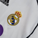 CAMISA RETRÔ REAL MADRID HOME MANGA LONGA 06/07