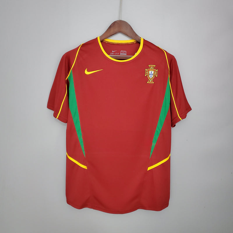 CAMISA RETRÔ PORTUGAL HOME 2002