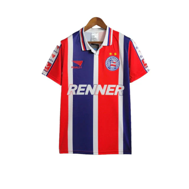 Camisa Bahia Fora 1996  - Versão Listrada Tricolor